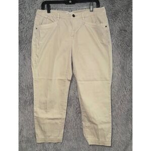 ORVIS Women's Beige Casual Cropped Pants Size 8